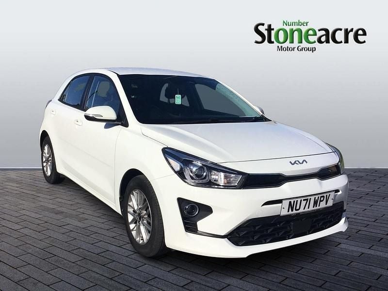 White Used 2021 Kia Rio 2 Hatchback | £11,817 (Fair price) - Image 1/2