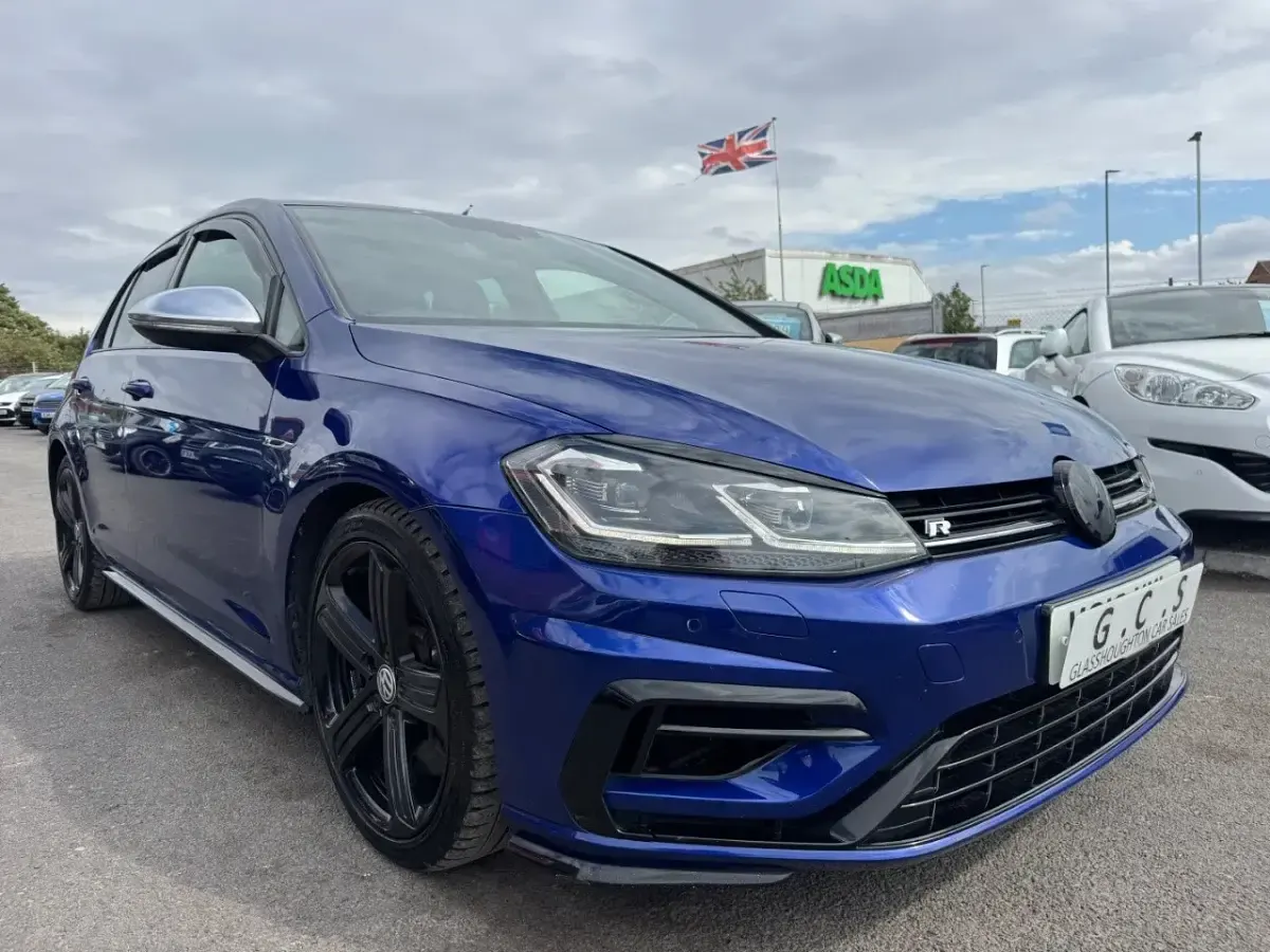 Used VW Golf VII R 310 HP (228 kW) 2018 Blue Hatchback