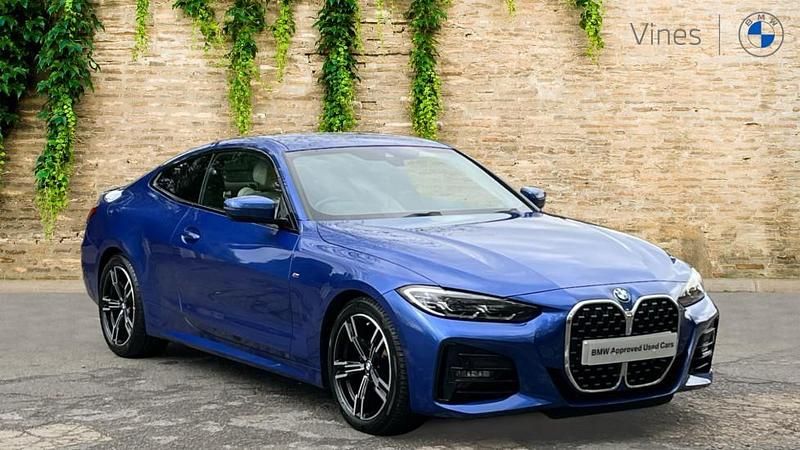 Blue Used 2022 BMW 420 M Sport Coupe | £27,429 (Super price) - Image 1/4