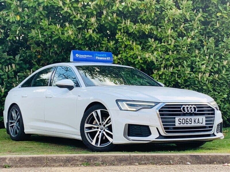 White Used 2019 Audi A6 S-Line Sedan | £13,990 - Image 1/4