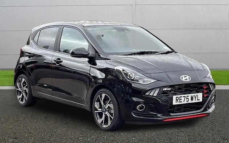 Black New 2025 Hyundai i10 N Line Hatchback | £17,499 (Fair price) - Image 1/4