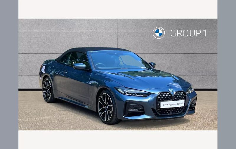 Blue Used 2023 BMW 420 M Sport Cabriolet | £37,995 (A bit pricey) - Image 1/4