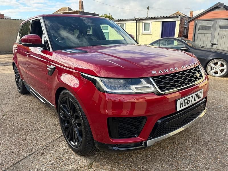 Red Used 2018 Land Rover Range Rover Sport HSE SUV | £25,995 (Fair price) - Image 1/4