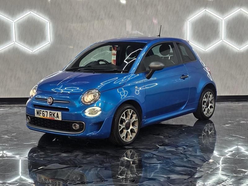 Used Fiat 500S S 69 HP (50 kW) 2017 Blue Hatchback