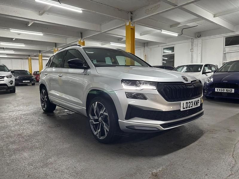 Used Skoda Karoq SportLine 190 HP (139 kW) 2023 Silver SUV