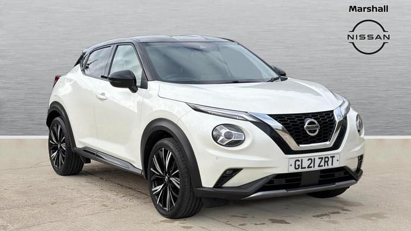 White Used 2021 Nissan Juke Tekna+ SUV | £13,954 (Fair price) - Image 1/4