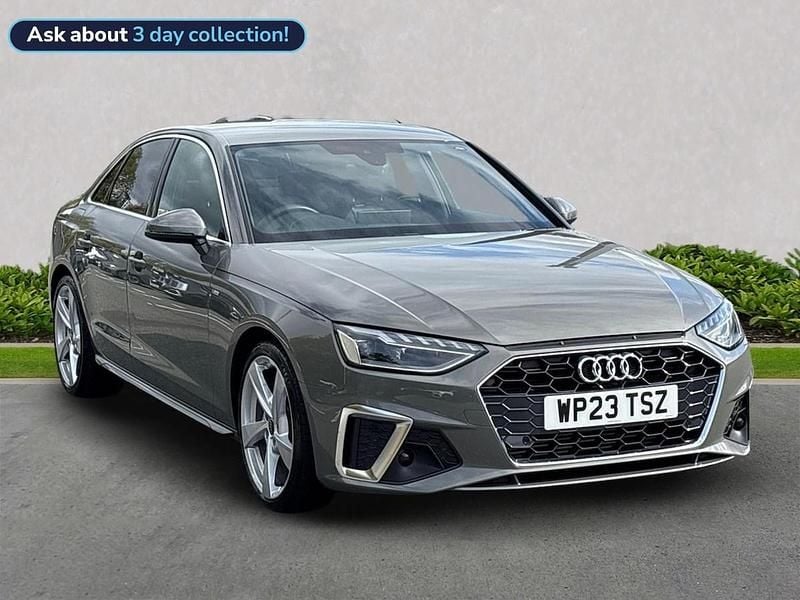 Grey Used 2023 Audi A4 S-Line Sedan | £24,679 (Fair price) - Image 1/4