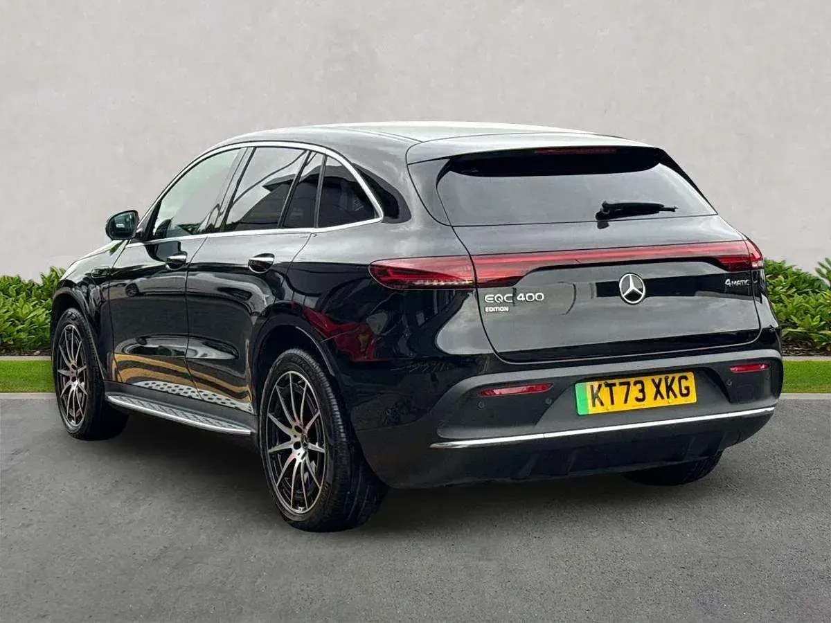 Used Mercedes EQC400 AMG line 300 kW (408 HP) 2023 Black SUV