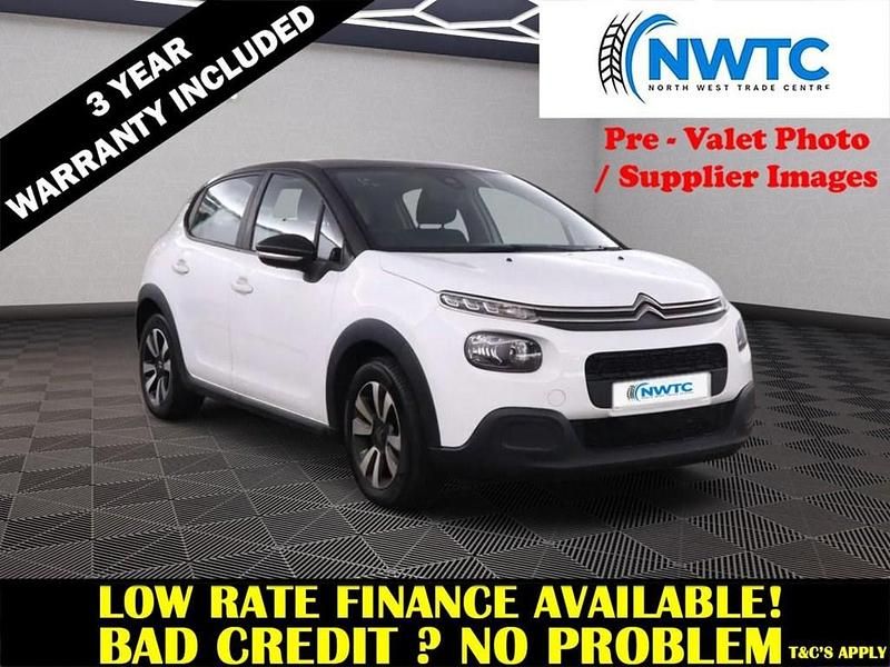White Used 2018 Citroën C3 Feel Hatchback | £7,595 (Fair price) - Image 1/4
