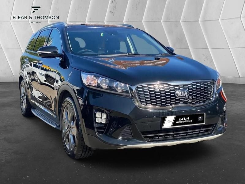 Black Used 2018 Kia Sorento GT-Line SUV | £18,297 (Fair price) - Image 1/4