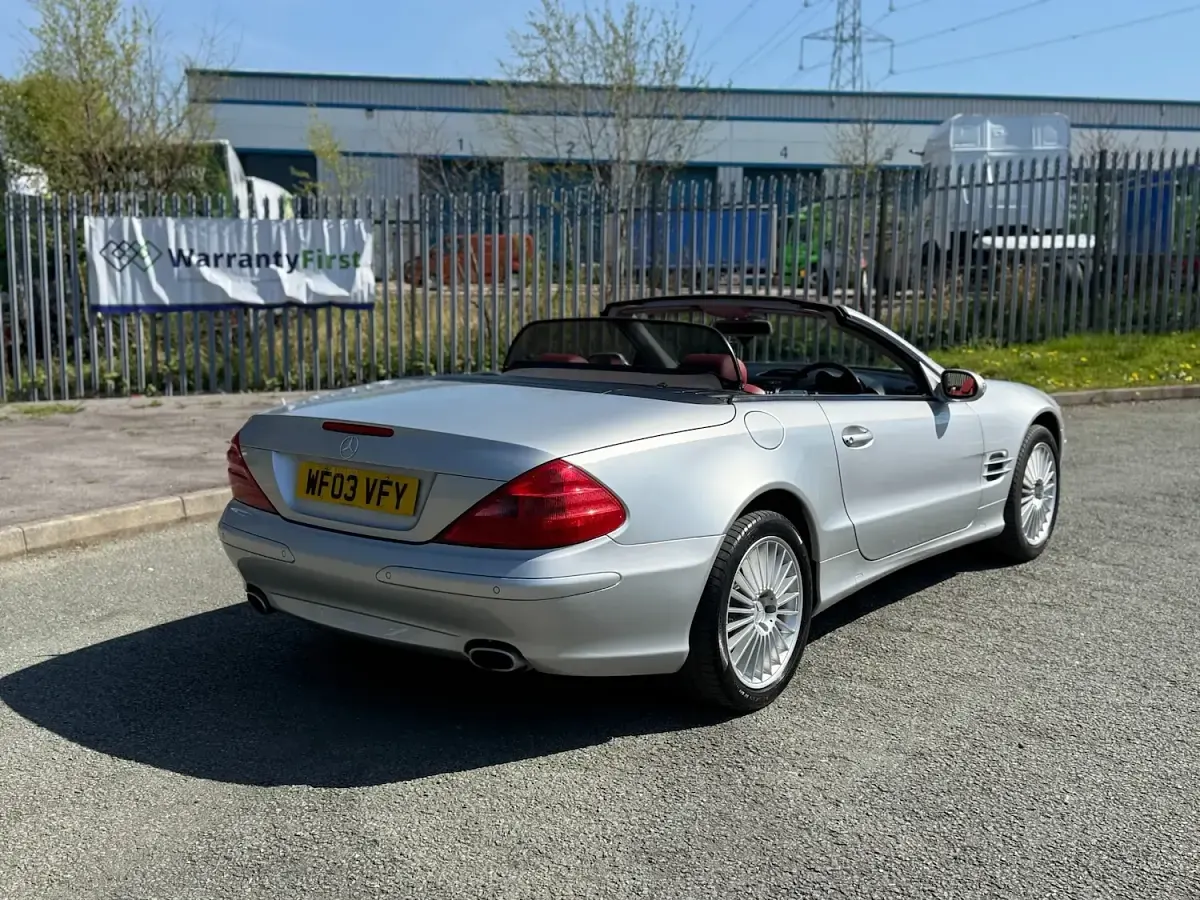 Used Mercedes SL500 306 HP (225 kW) 2003 Silver Cabriolet