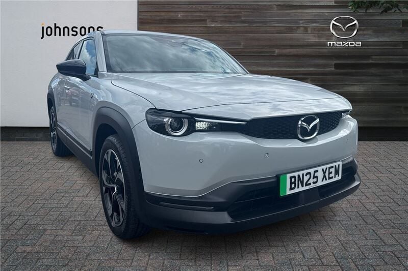 White Used 2025 Mazda MX30 Exclusive-Line SUV | £22,350 (Fair price) - Image 1/4
