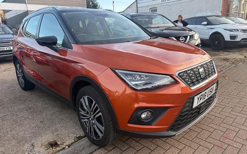 Used Seat Arona XCELLENCE 116 HP (85 kW) 2018 Orange SUV