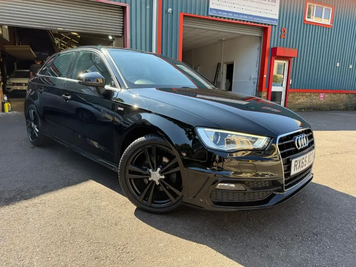 Used Audi A3 Sportback S-Line 2015 Black Hatchback