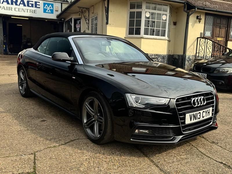 Used Audi A5 Cabriolet S-Line 210 HP (154 kW) 2013 Black Cabriolet