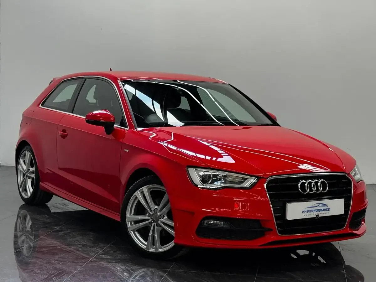 Used Audi A3 S-Line 2013 Red Hatchback
