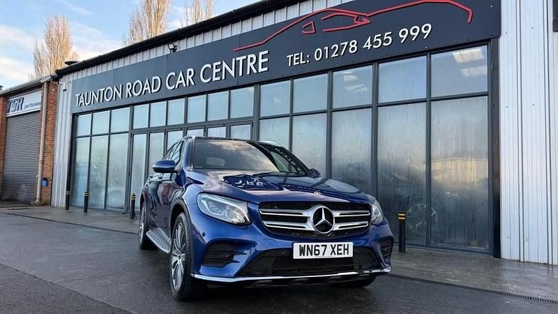 Used Mercedes GLC250 AMG line 2017 Blue SUV