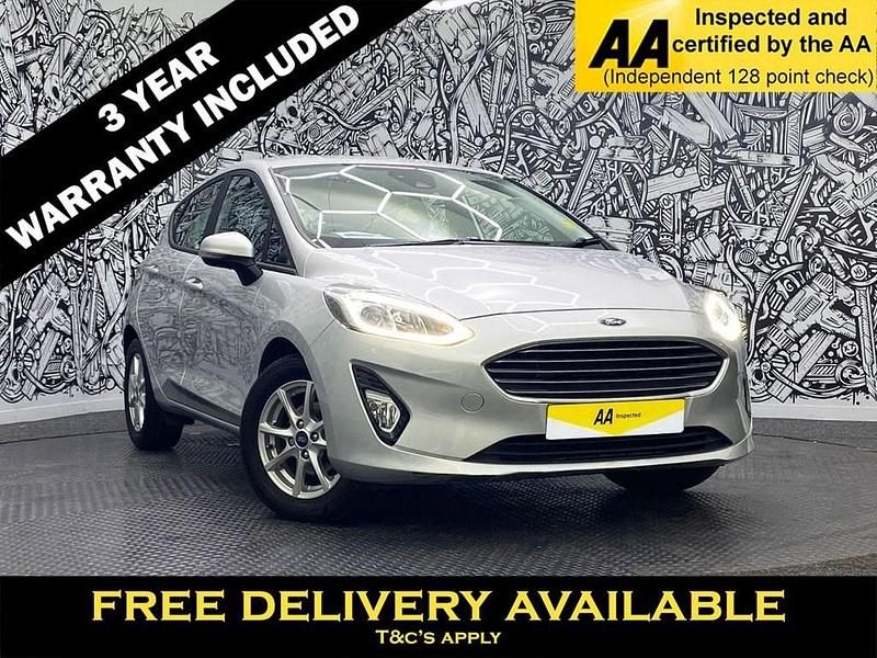 Silver Used 2019 Ford Fiesta Zetec Hatchback | £10,695 (Fair price) - Image 1/2