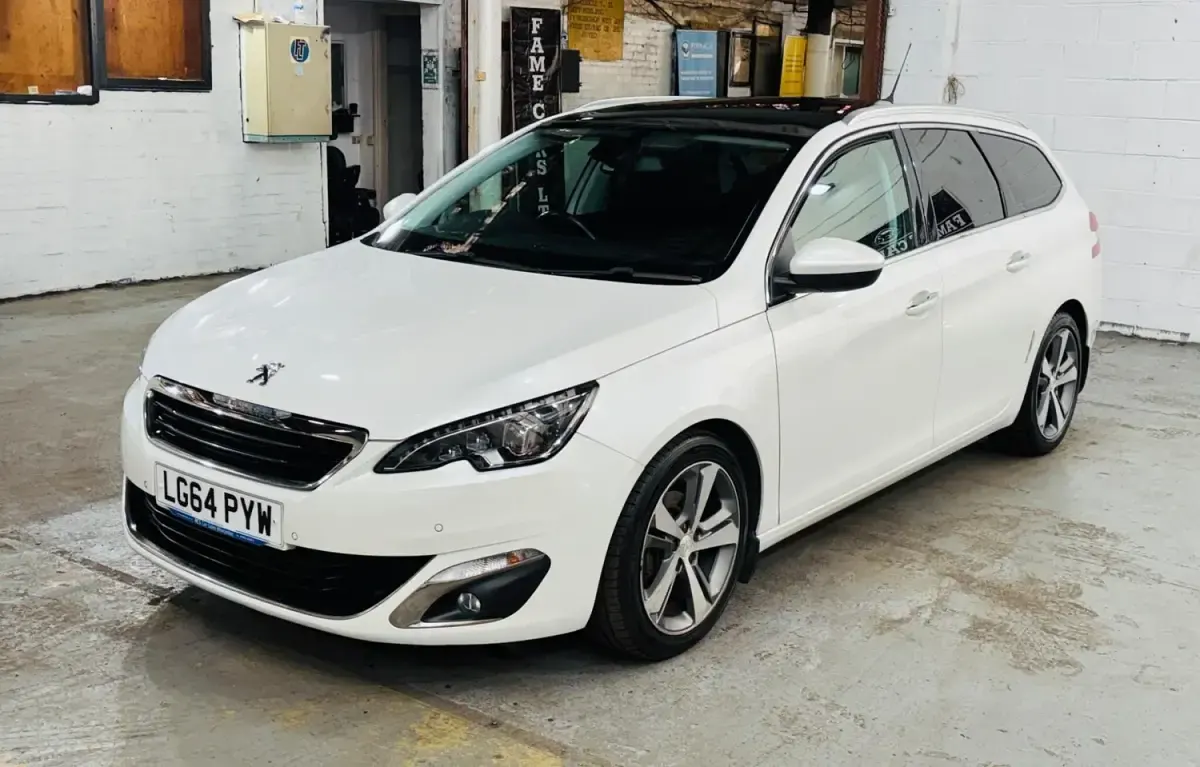 Second-hand Peugeot 308 SW Allure 115 CP (84 kW) 2014 Alb Break