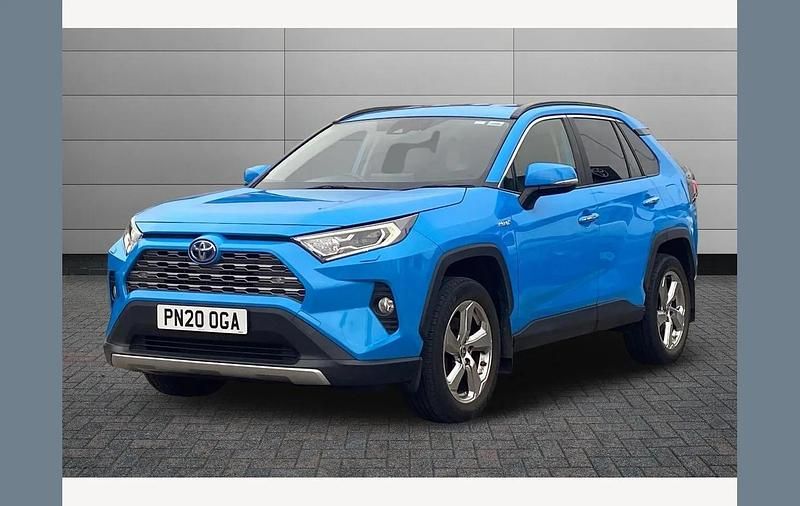 Used Toyota RAV4 Hybrid 222 HP (163 kW) 2020 Blue SUV