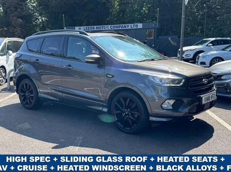 Grey Used 2018 Ford Kuga ST-Line X SUV | £10,995 (Good price) - Image 1/4