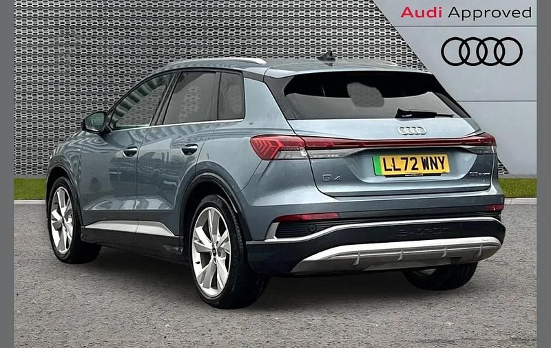 Used Audi Q4 e-tron S-Line 125 kW (170 HP) 2022 Blue SUV