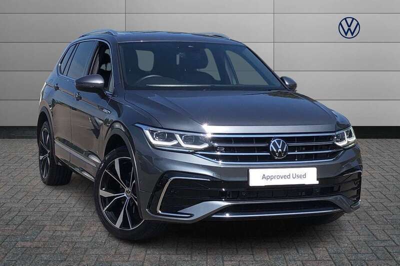 Grey Used 2024 VW Tiguan Allspace R-line SUV | £32,985 (A bit pricey) - Image 1/4