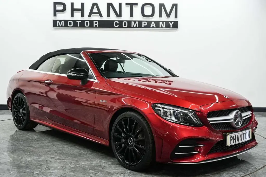 Used Mercedes C43 AMG Premium Plus 390 HP (286 kW) 2019 Red Cabriolet
