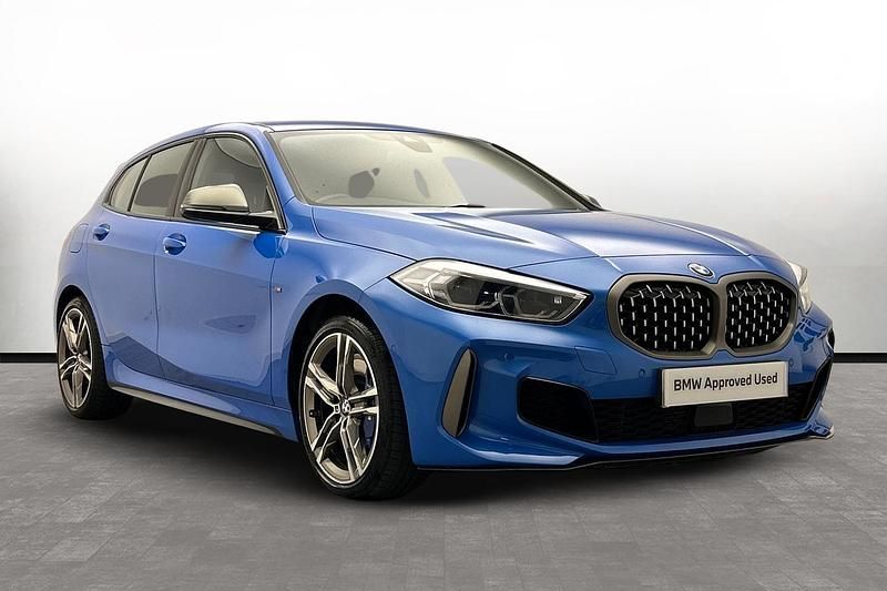 Blue Used 2021 BMW M135 M Sport Hatchback | £25,250 (Fair price) - Image 1/3