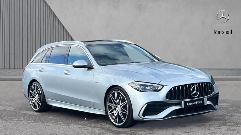 Used Mercedes C43 AMG Premium Plus 408 HP (300 kW) 2024 Metallic paint hightech silver