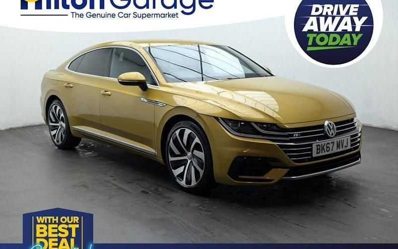 Used VW Arteon R-line 280 HP (205 kW) 2017 Yellow Hatchback