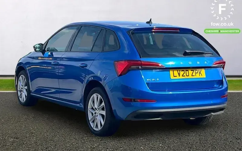 Gebraucht Skoda Scala SE L 116 PS (85 kW) 2020 Blau Kleinwagen