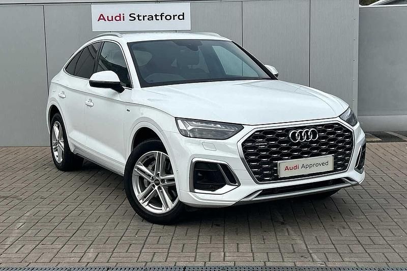White Used 2025 Audi Q5 S-Line SUV | £39,950 (A bit pricey) - Image 1/4