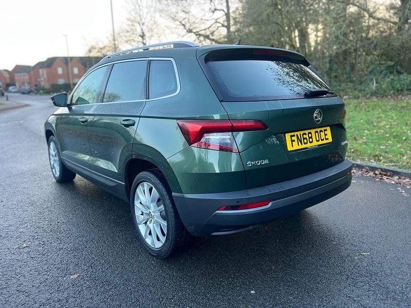 Used Skoda Karoq SE L 115 HP (84 kW) 2018 Green SUV