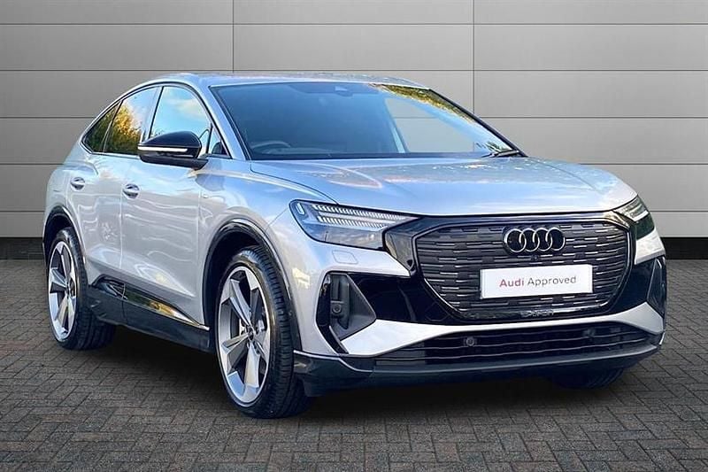 Floret silver New 2025 Audi Q4 e-tron Black Edition SUV | £53,850 (Super price) - Image 1/4