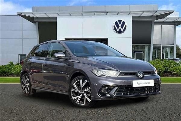 Smokey grey Used 2025 VW Polo R-line Hatchback | £22,242 (Fair price) - Image 1/4