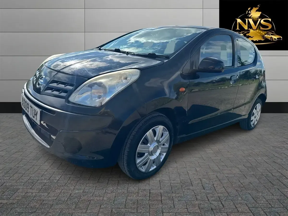 Used Nissan Pixo N-TEC 68 HP (50 kW) 2009 Black Hatchback