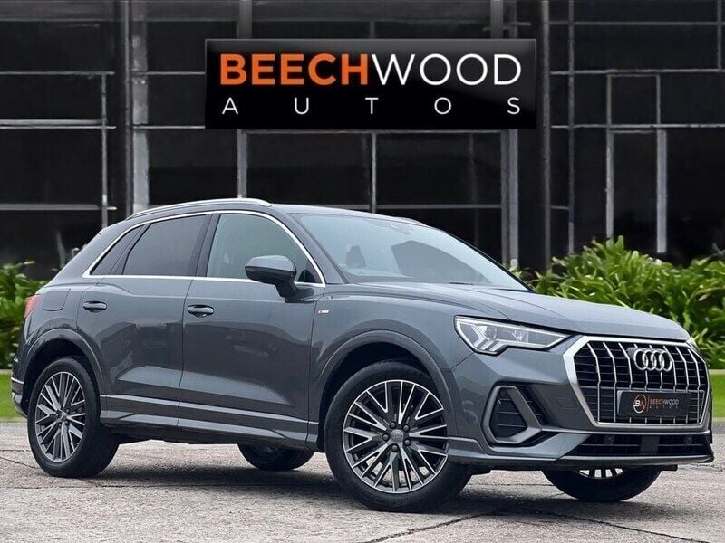 Grey Used 2019 Audi Q3 S-Line SUV | £18,950 (Fair price) - Image 1/4