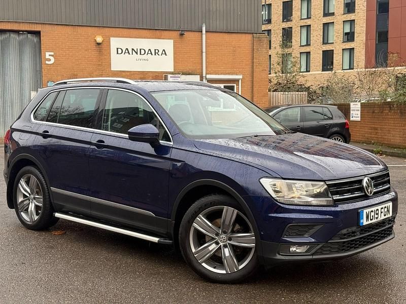 Blue Used 2019 VW Tiguan Match SUV | £11,795 (Fair price) - Image 1/4