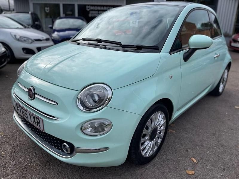 Green Used 2015 Fiat 500 Lounge Hatchback | £7,980 (A bit pricey) - Image 1/4