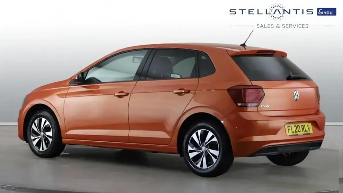 Used VW Polo Match 94 HP (69 kW) 2020 Orange Hatchback