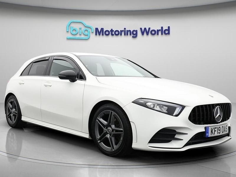 White Used 2019 Mercedes A180 AMG line Hatchback | £14,800 (Fair price) - Image 1/4