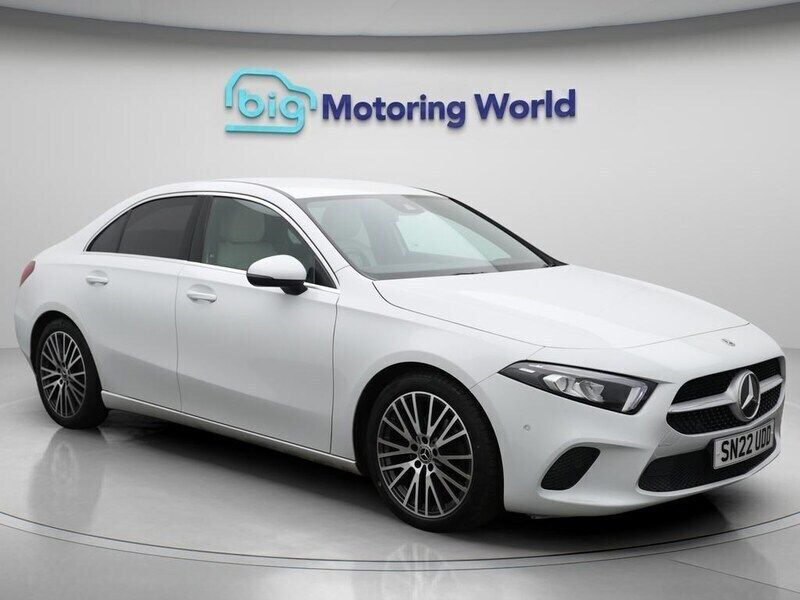 White Used 2022 Mercedes A180 Executive Sedan | £19,500 (Good price) - Image 1/4