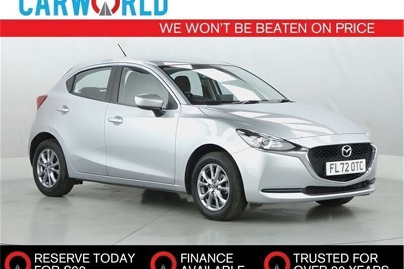Silver Used 2023 Mazda 2 Hatchback | £14,388 (Fair price) - Image 1/3