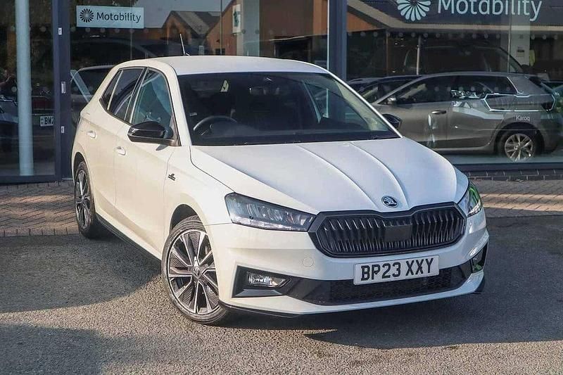 Moon white metallic Used 2023 Skoda Fabia Monte Carlo Hatchback | £15,756 (Fair price) - Image 1/4