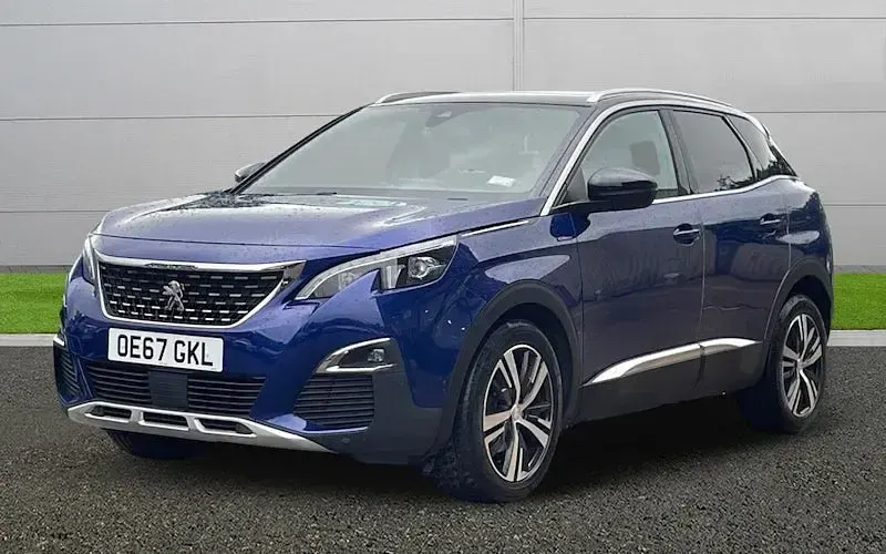 Used Peugeot 3008 GT-line 165 HP (121 kW) 2017 Blue SUV