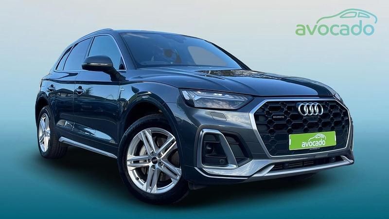 Grey Used 2022 Audi Q5 S-Line SUV | £31,495 (Fair price) - Image 1/4