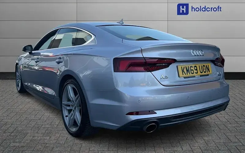 Used Audi A5 Sportback S-Line 245 HP (180 kW) 2019 Silver Hatchback