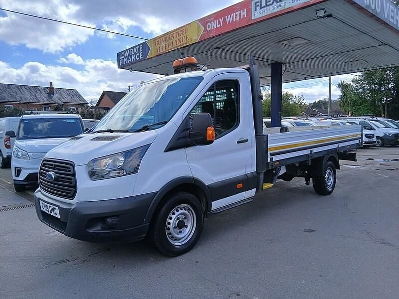 Used Ford Transit 130 HP (95 kW) 2018 White Cabriolet