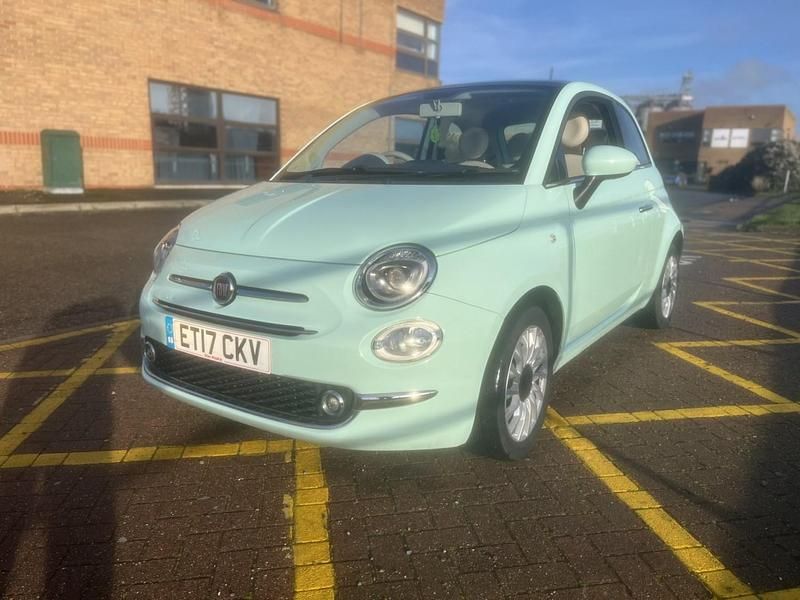 Used Fiat 500 Lounge 69 HP (50 kW) 2017 Green Hatchback